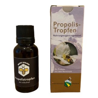 Propolistropfen mit Alkohol – natürliches Bienenprodukt (20 ml) - imkerei - schluder.at