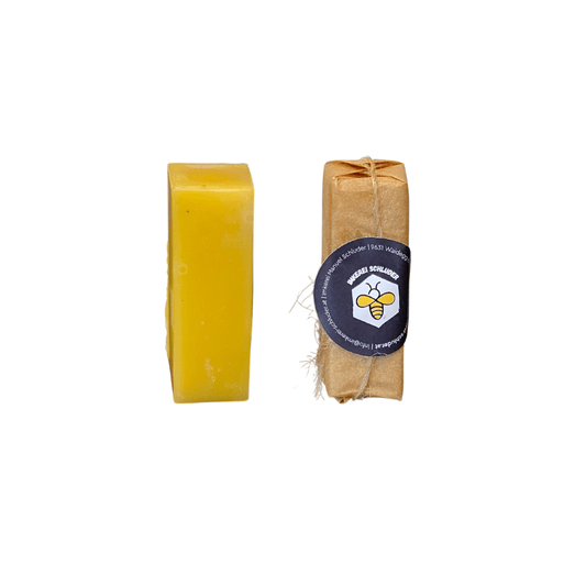 Reiner Bienenwachsbarren 40 g – naturbelassenes Bienenwachs für Kerzen, Kosmetik & Backwachs - imkerei - schluder.at