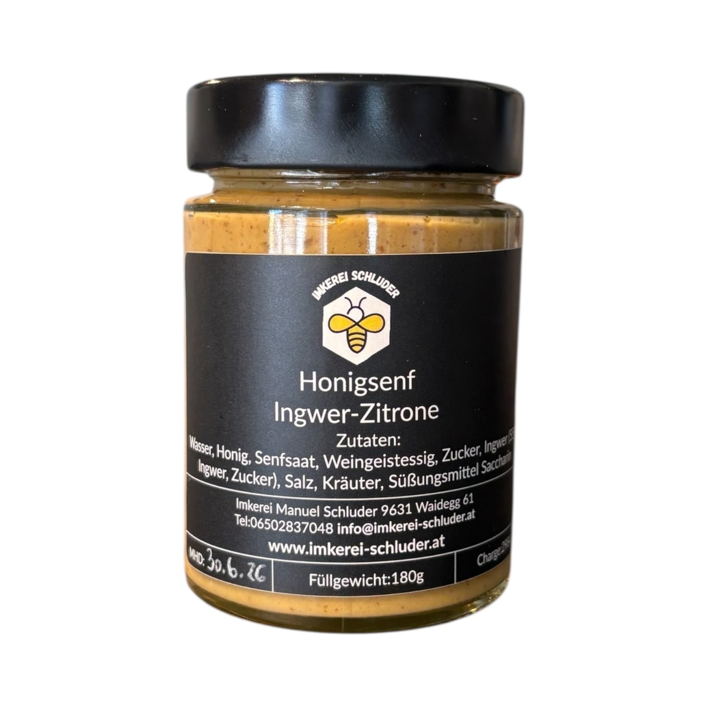 Honigsenf Ingwer-Zitrone – frisch & aromatisch zu Fisch, Käse & Leberkäse