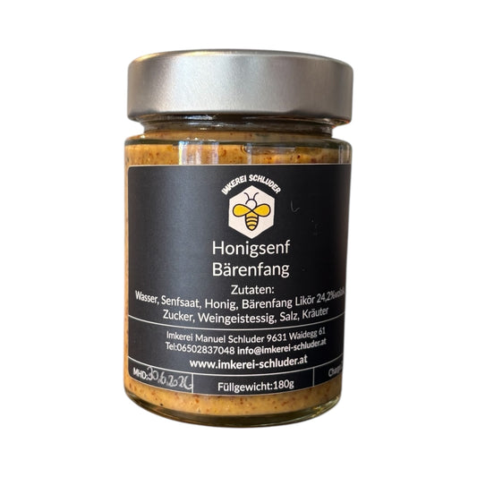 Honigsenf Bärenfang – würzig-süß zu Leberkäse, Käse & Grillgerichten