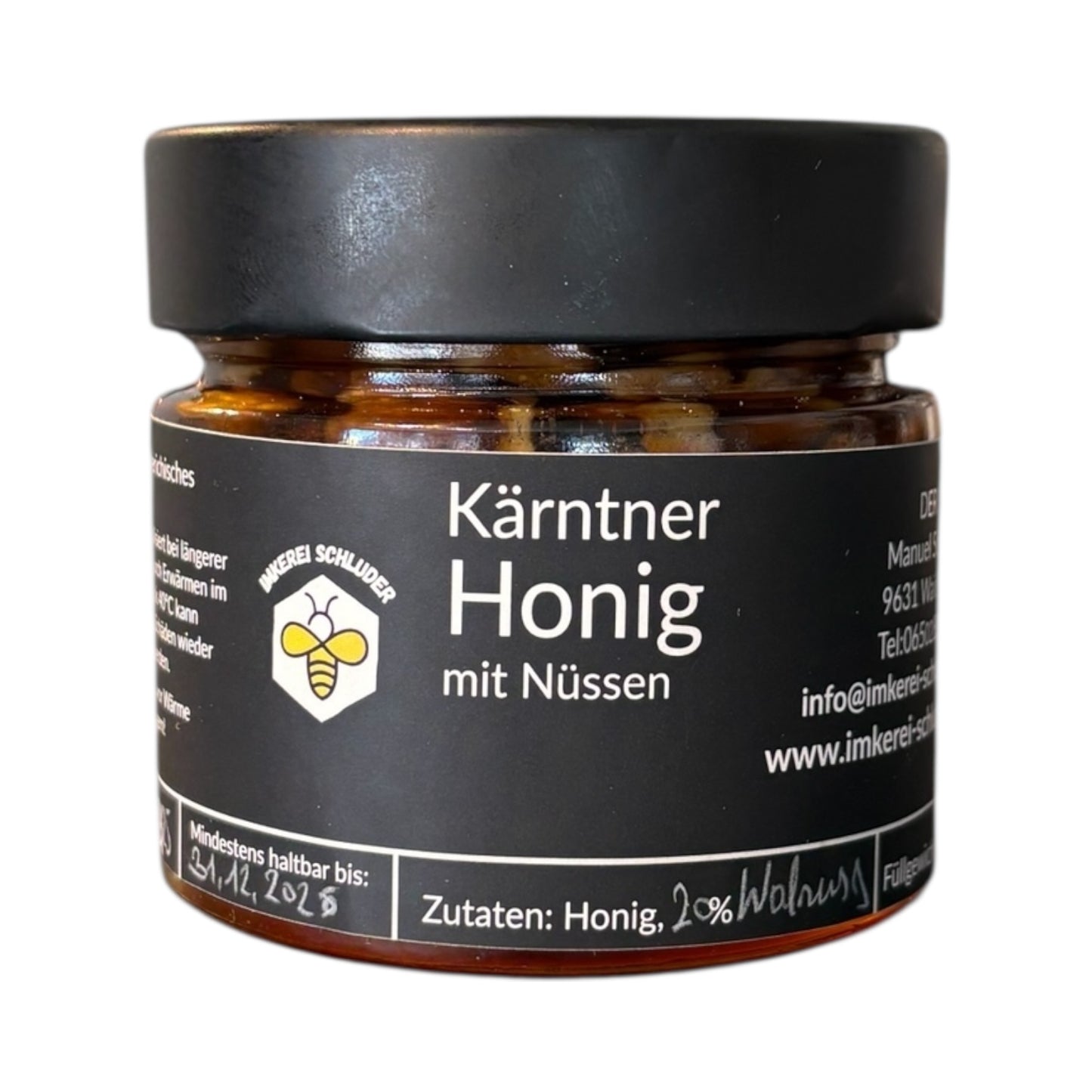 Honig mit Walnüssen – süß-nussige Spezialität 250 g