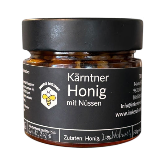 Honig mit Walnüssen – süß-nussige Spezialität 250 g
