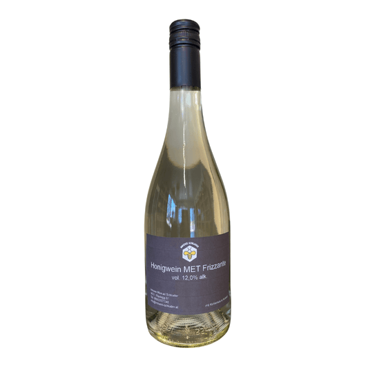 Honigwein Met Frizzante – prickelnde Honigspezialität aus Blütenhonig (700 ml) - imkerei - schluder.at